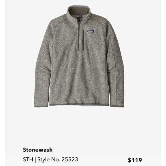 ❣️SOLD❣️Men's Patagonia Better Sweater 1/4-Zip Fleece - Picture 12 of 15